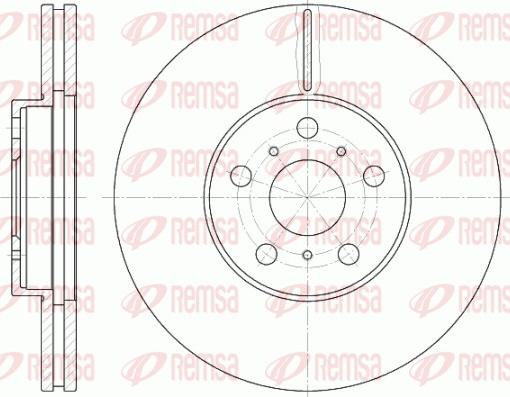 Remsa 6465.10 - Bremžu diski www.autospares.lv