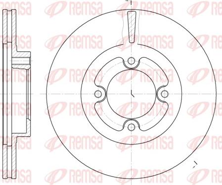 Remsa 6406.10 - Bremžu diski autospares.lv