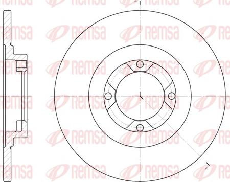 Remsa 6400.00 - Bremžu diski www.autospares.lv