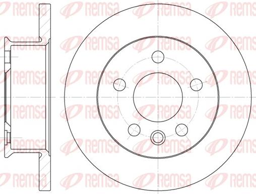 Remsa 6414.00 - Bremžu diski www.autospares.lv