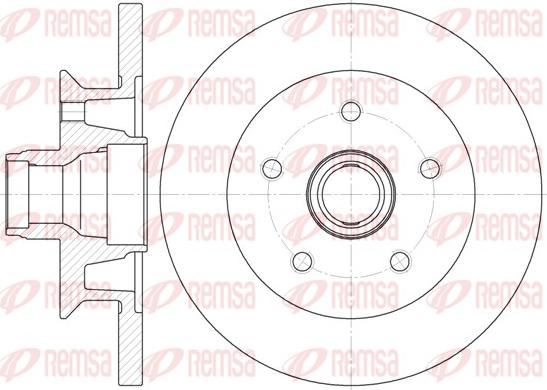 Remsa 6415.00 - Bremžu diski www.autospares.lv