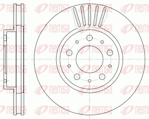 Remsa 6410.10 - Bremžu diski www.autospares.lv