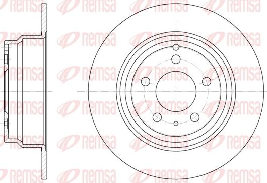 Remsa 6411.00 - Bremžu diski www.autospares.lv