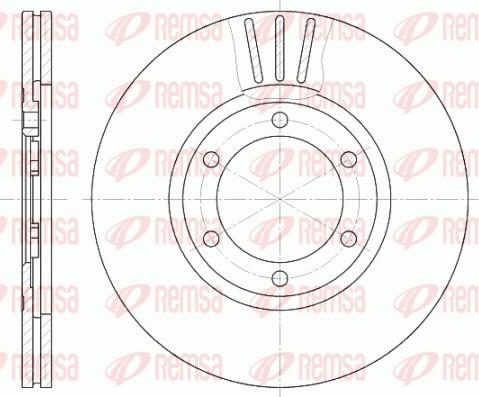 Remsa 6413.10 - Bremžu diski www.autospares.lv