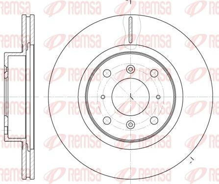 Remsa 6484.10 - Bremžu diski www.autospares.lv