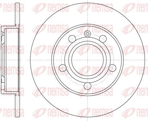 Remsa 6429.00 - Тормозной диск www.autospares.lv