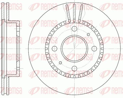 Remsa 6423.10 - Bremžu diski www.autospares.lv