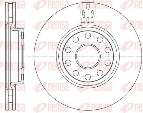 Remsa 6479.10 - Bremžu diski autospares.lv