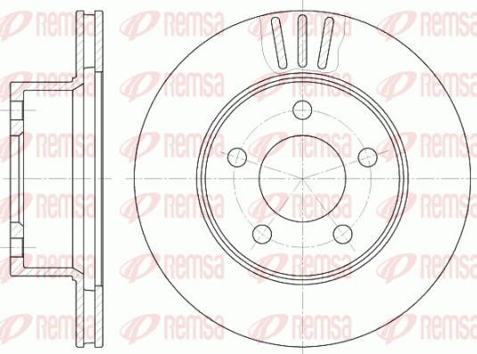 Remsa 6475.10 - Bremžu diski www.autospares.lv