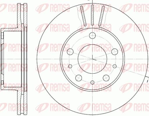 Remsa 6476.10 - Brake Disc www.autospares.lv