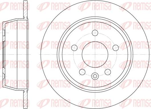 Remsa 6471.00 - Bremžu diski www.autospares.lv