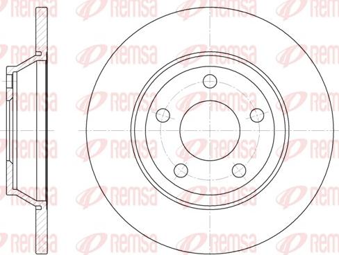 Remsa 6472.00 - Bremžu diski www.autospares.lv