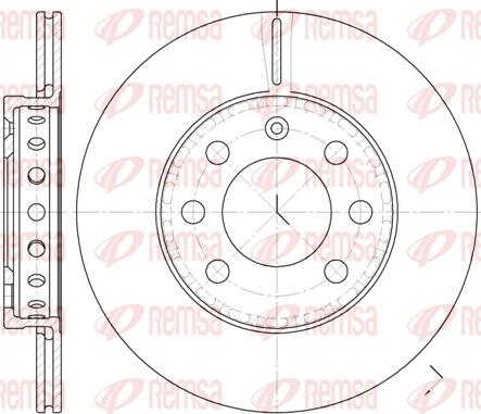 Remsa 6595.00 - Bremžu diski www.autospares.lv