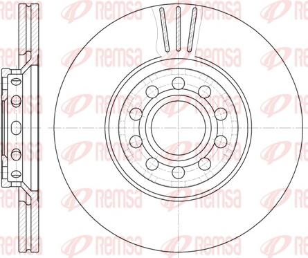 Remsa 6596.10 - Bremžu diski www.autospares.lv