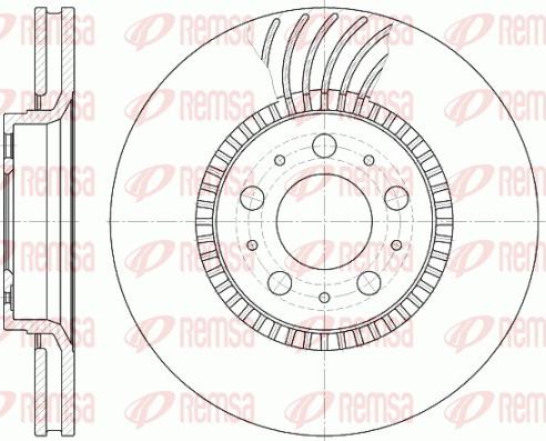 Remsa 6591.10 - Bremžu diski www.autospares.lv