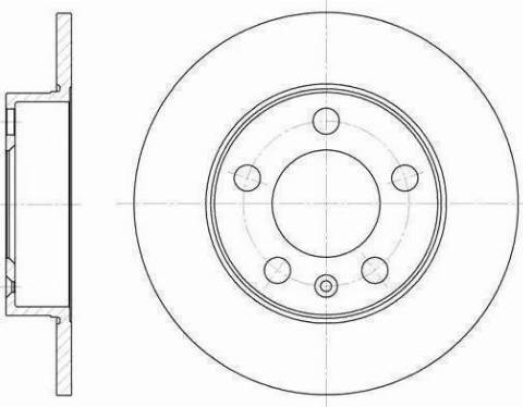 TRW DF2805S - Тормозной диск www.autospares.lv