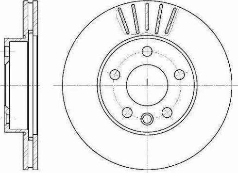 BOSCH 986478846 - Bremžu diski www.autospares.lv