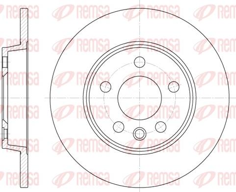 Remsa 6558.00 - Bremžu diski www.autospares.lv