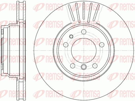 Remsa 6509.10 - Bremžu diski www.autospares.lv