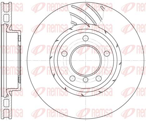 Remsa 6508.10 - Bremžu diski www.autospares.lv