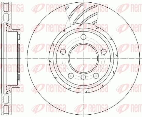 Remsa 6508.11 - Bremžu diski www.autospares.lv