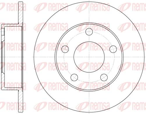 Remsa 6513.00 - Bremžu diski www.autospares.lv