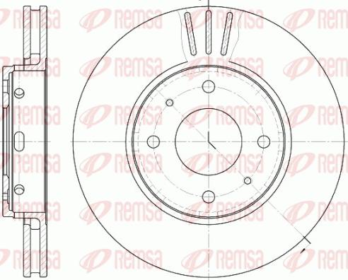 Remsa 6585.10 - Bremžu diski www.autospares.lv