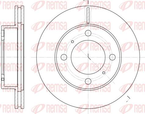 Remsa 6539.10 - Bremžu diski www.autospares.lv