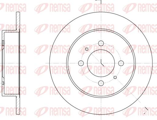 Remsa 6531.00 - Bremžu diski www.autospares.lv