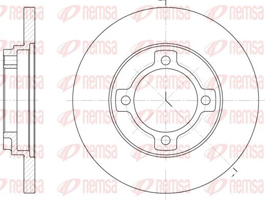 Remsa 6522.00 - Bremžu diski www.autospares.lv