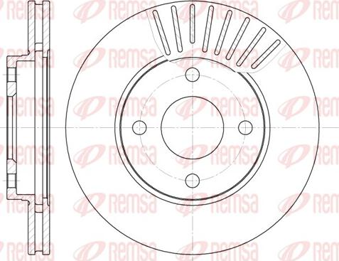 Remsa 6575.10 - Bremžu diski www.autospares.lv