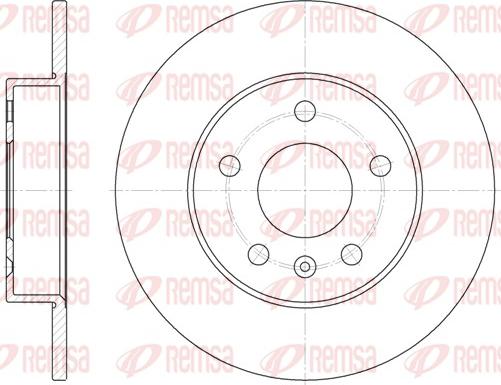 Remsa 6578.00 - Bremžu diski www.autospares.lv