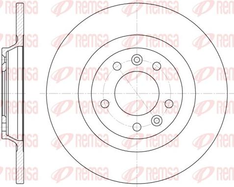 Remsa 6690.00 - Brake Disc www.autospares.lv