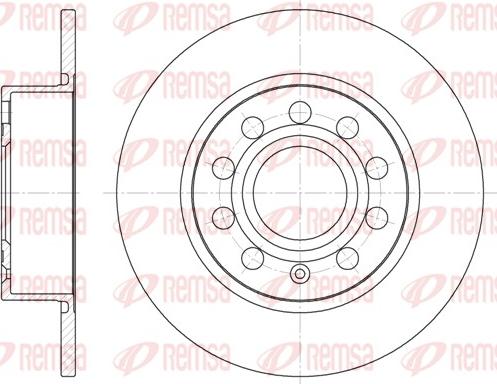 Remsa 6649.00 - Brake Disc www.autospares.lv