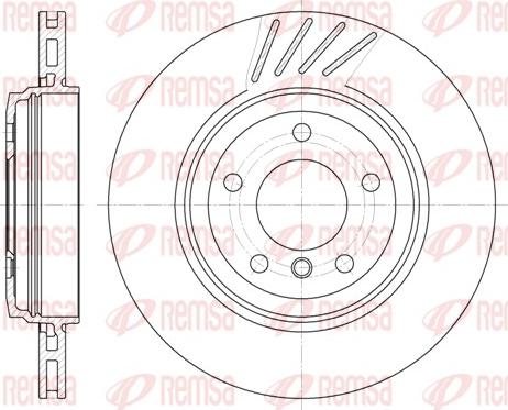 Remsa 6645.10 - Bremžu diski www.autospares.lv