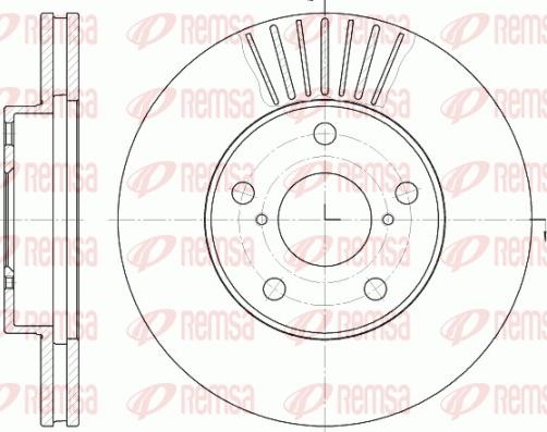 Remsa 6640.10 - Bremžu diski autospares.lv