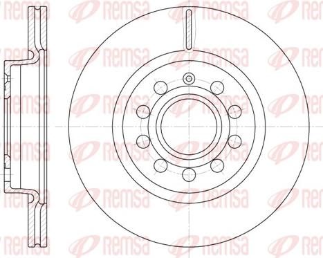 Remsa 6647.10 - Brake Disc www.autospares.lv