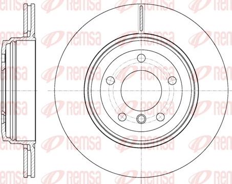 Remsa 6654.10 - Bremžu diski www.autospares.lv