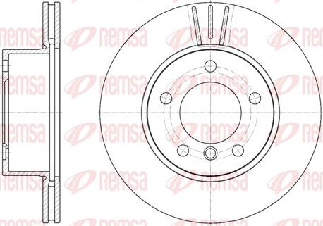 Remsa 6651.10 - Bremžu diski www.autospares.lv