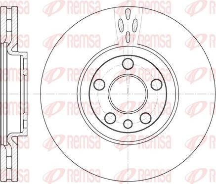 Remsa 6658.10 - Bremžu diski autospares.lv