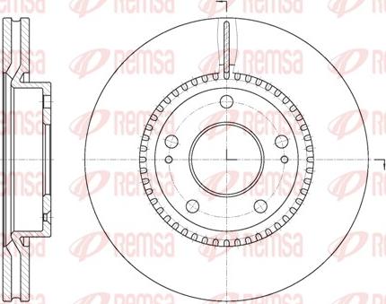 Remsa 6663.10 - Bremžu diski autospares.lv