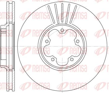 Remsa 6609.10 - Bremžu diski www.autospares.lv