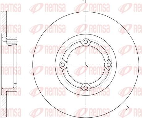 Remsa 6606.00 - Bremžu diski www.autospares.lv