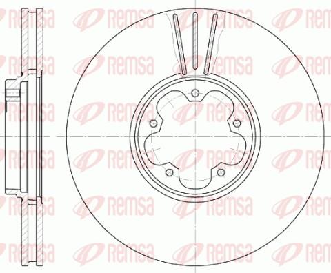 Remsa 6608.10 - Bremžu diski www.autospares.lv