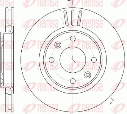 Remsa 6603.10 - Bremžu diski autospares.lv