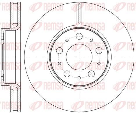 Remsa 6619.10 - Bremžu diski www.autospares.lv