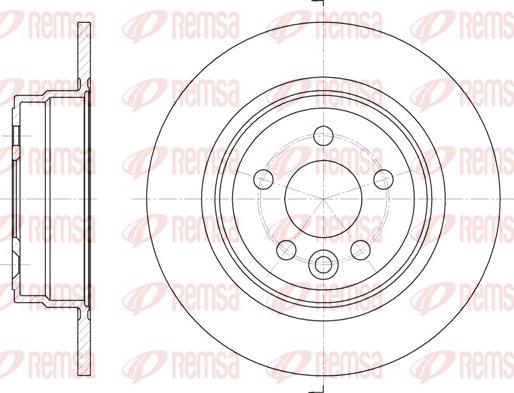 Remsa 6615.00 - Bremžu diski autospares.lv