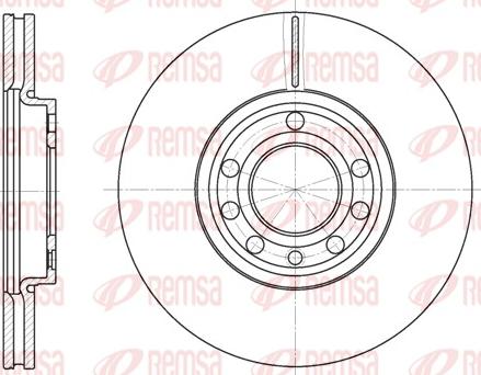 Remsa 6689.10 - Bremžu diski www.autospares.lv