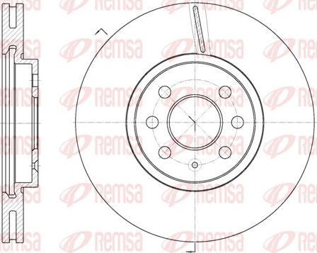 Remsa 6685.10 - Bremžu diski autospares.lv