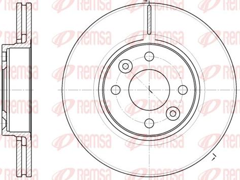 Remsa 6683.10 - Bremžu diski www.autospares.lv